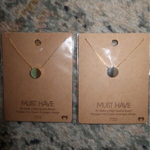 Two matching friendship necklaces